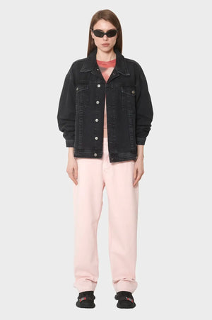 damskie#@Kurtka OVERSIZED DENIM JACKET czarna