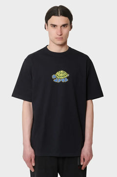 Koszulka TURTLE TEE wyprasowano-czarna
