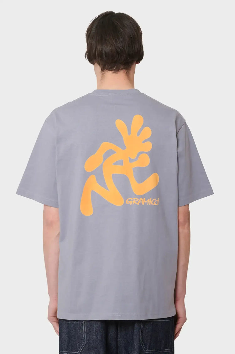 T-shirt RUNNING MAN purple