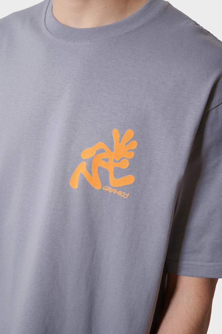 T-shirt RUNNING MAN purple