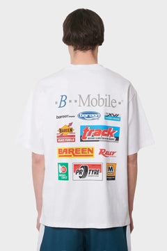 Koszulka BOX FIT T-SHIRT - SPONSORED biała