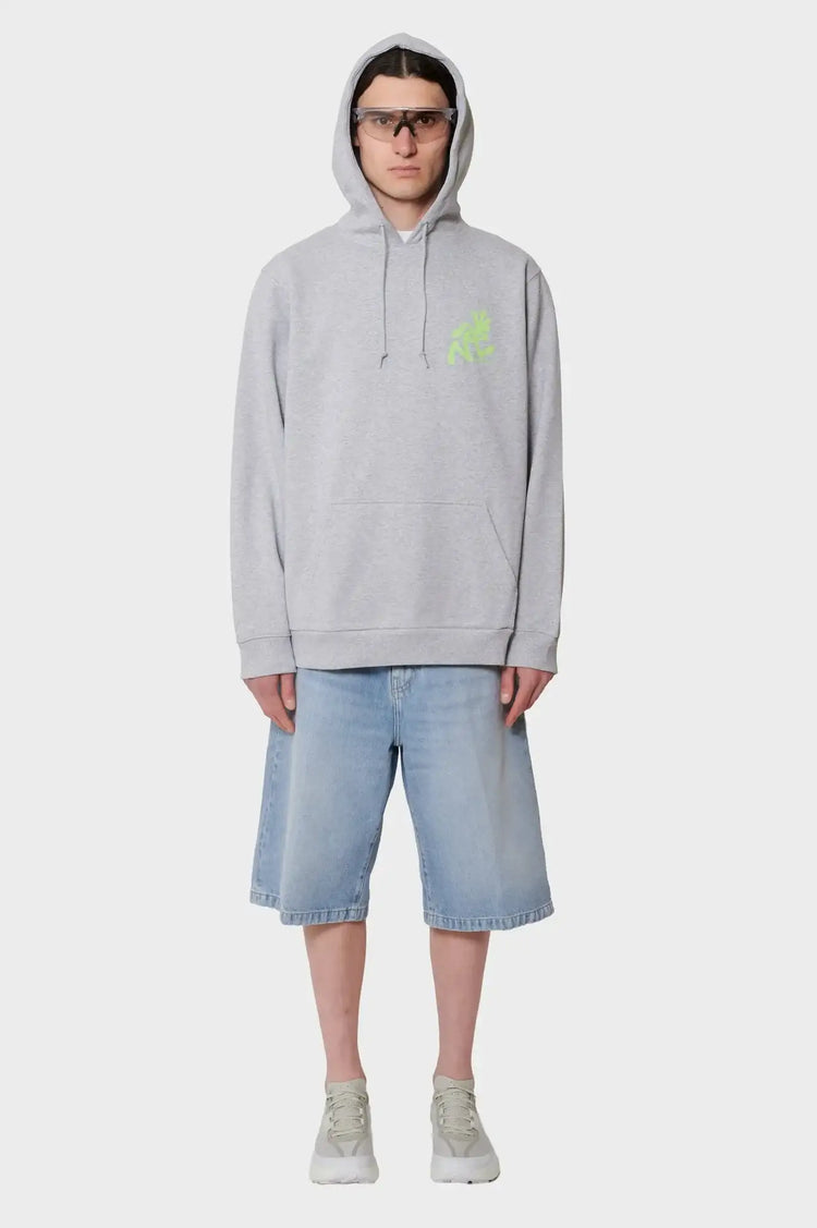Sweatshirt RUNNING MAN HOODED gray