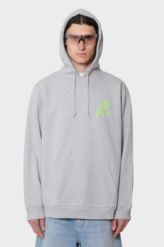 Bluza RUNNING MAN HOODED SWEATSHIRT szara
