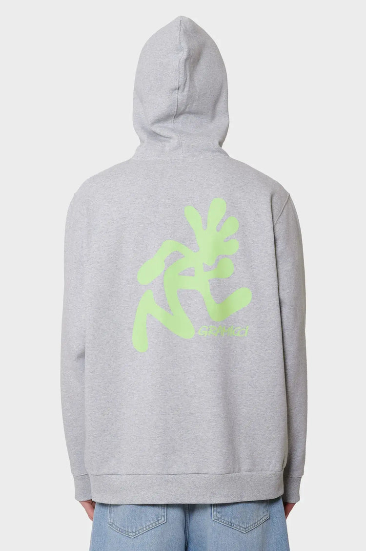 Sweatshirt RUNNING MAN HOODED gray