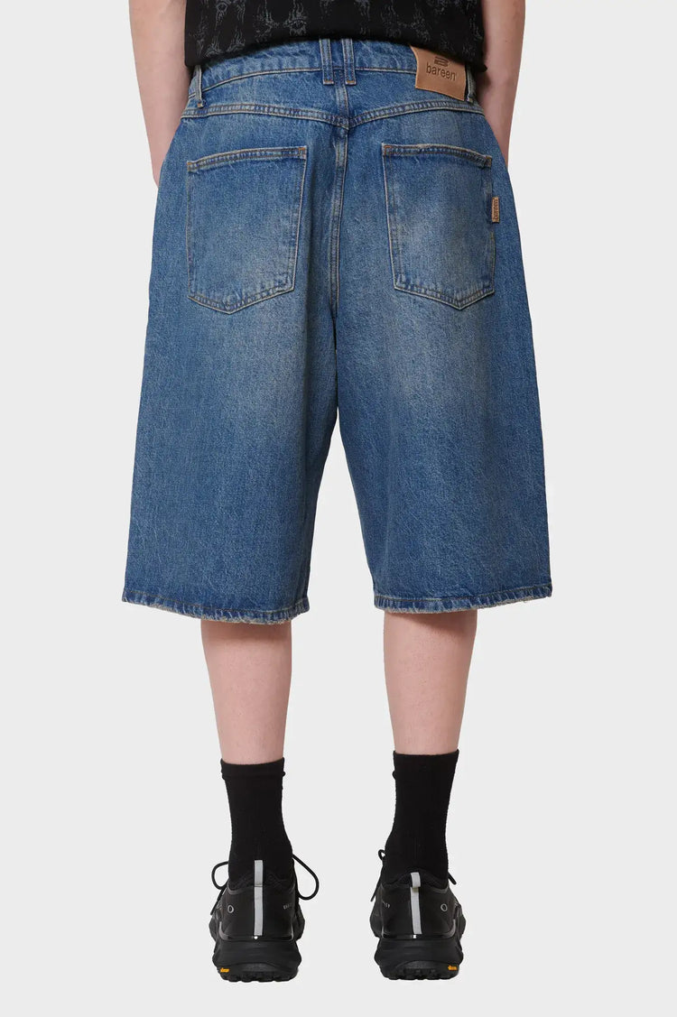 Shorts STRAIGHT DENIM SHORTS faded blue