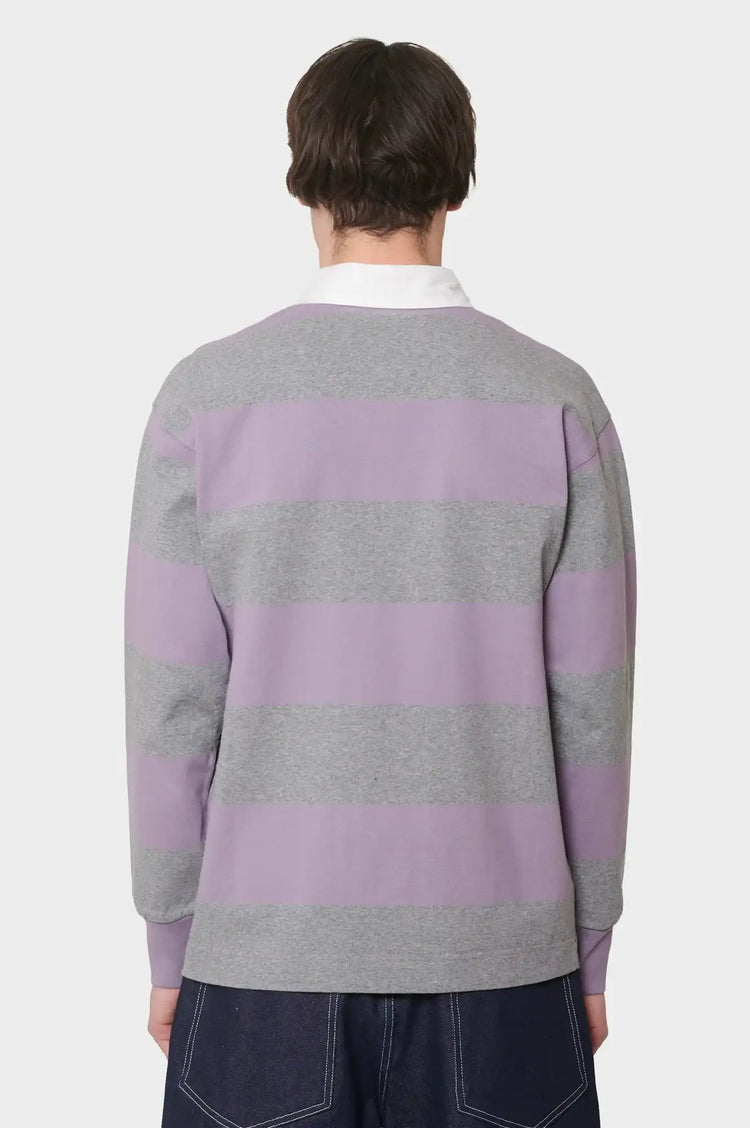 Rugby shirt LANGDON gray-pink