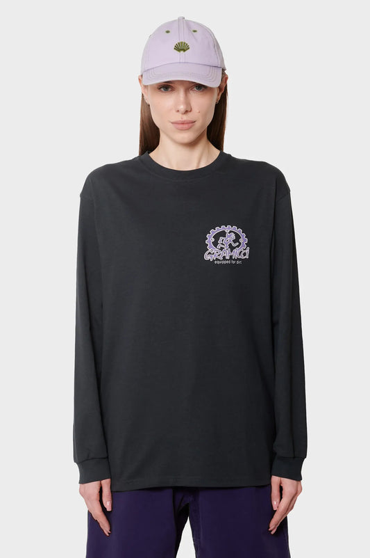 damskie#@Longsleeve EQUIPPED FOR DIRT wyprasowano-czarny