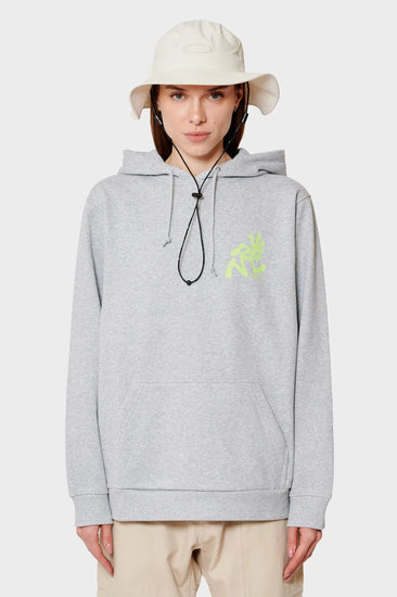 damskie#@Bluza RUNNING MAN HOODED SWEATSHIRT szara