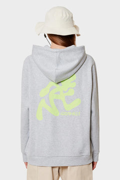 Bluza RUNNING MAN HOODED SWEATSHIRT szara