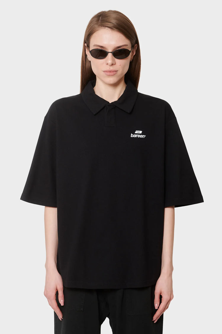 Koszulka OVERSIZE POLO czarna