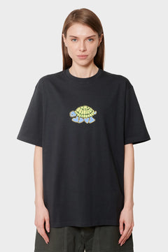 Koszulka TURTLE TEE wyprasowano-czarna