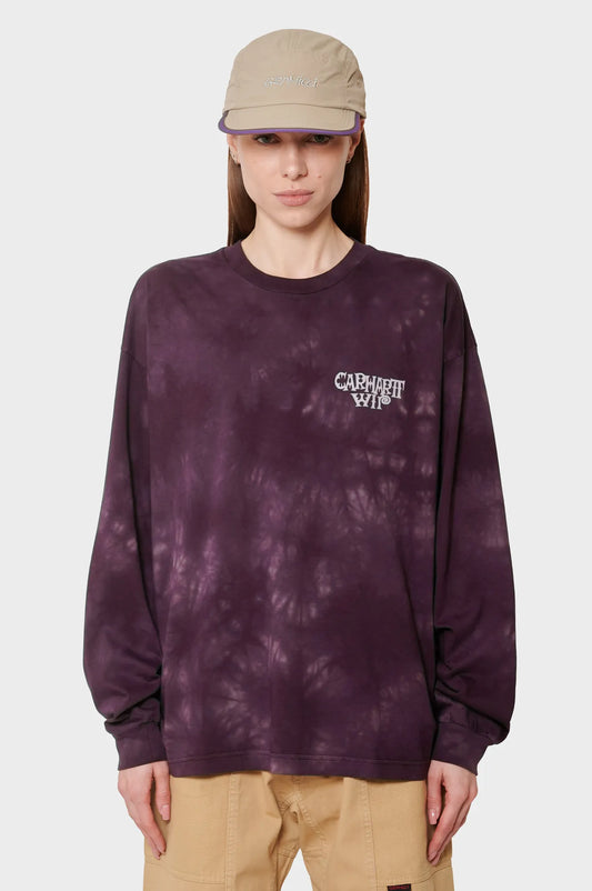 damskie#@Longsleeve Radiate fioletowy