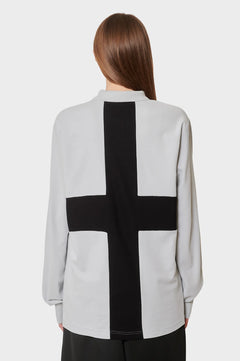 Longsleeve DISTRIKT POLO LS szare
