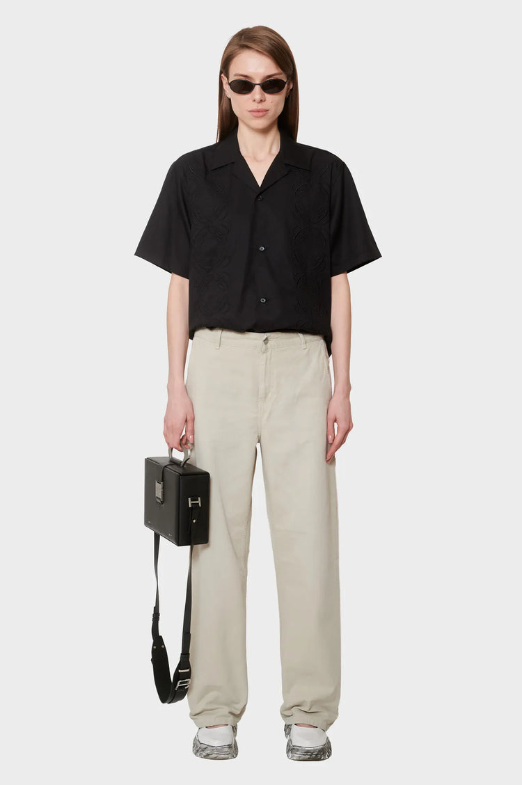 damskie#@Koszula S/S Signet Shirt czarna