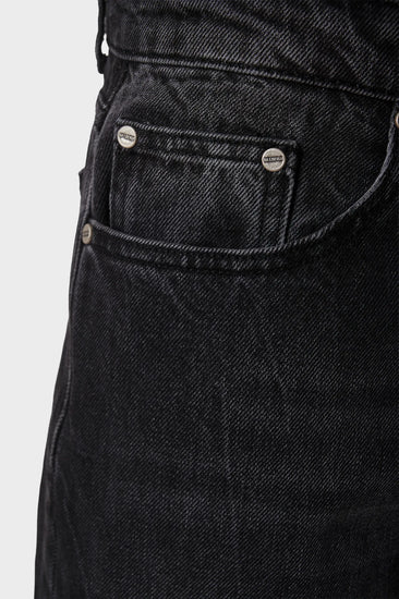 BAGGY DENIM JEANS black Han Kjøbenhavn
