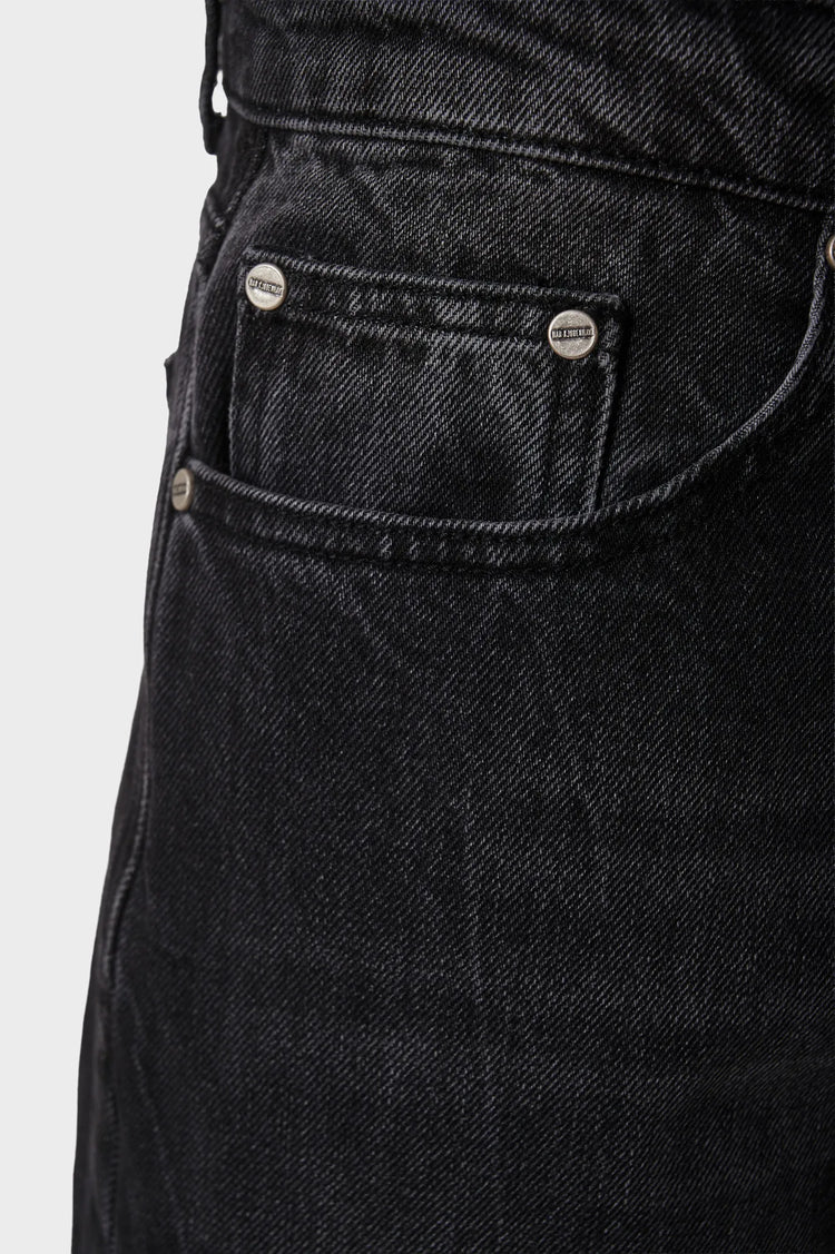 BAGGY DENIM JEANS black