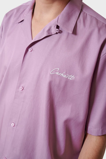 Koszula S/S Delray Shirt różowa CARHARTT WIP