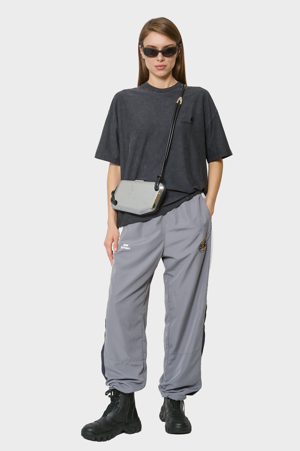 damskie#@Koszulka S/S Lambert czarna