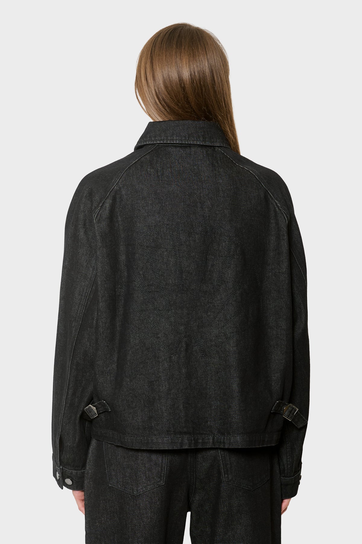 damskie#@Kurtka DENIM OVERSHIRT czarna