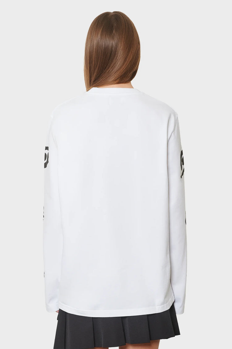 damskie#@Longsleeve EYE SLEEVE biały