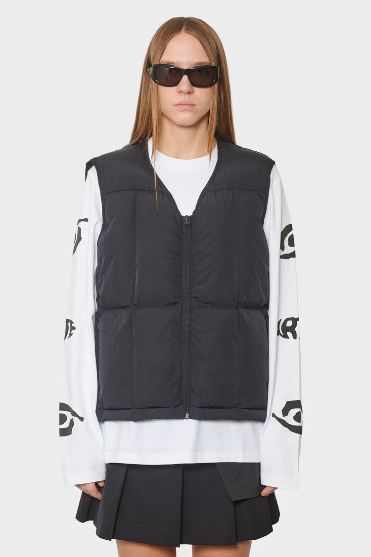 damskie#@Kamizelka PUFFER VEST czarna
