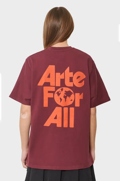 Koszulka ARTE FOR ALL bordowa