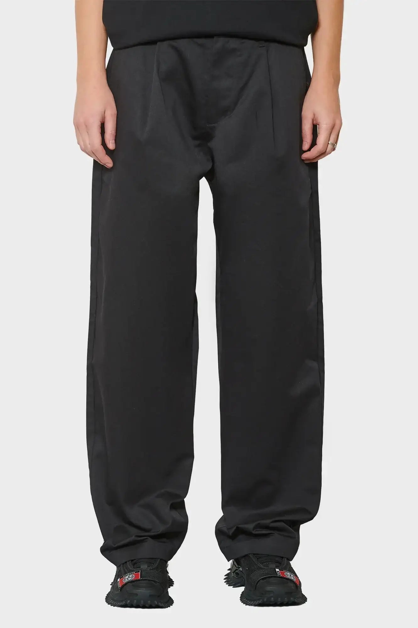 damskie#@Spodnie REWORKED TROUSERS czarny