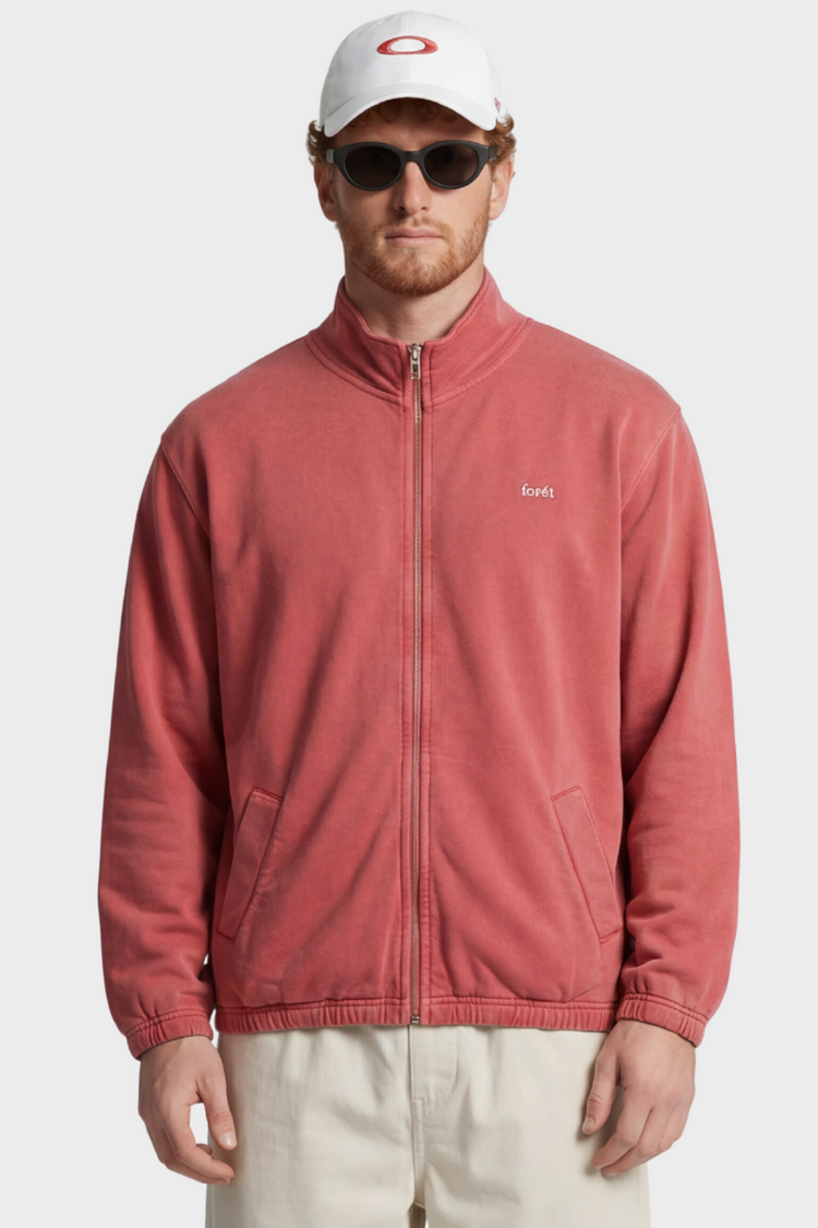 Kurtka RANGER ZIP SWEAT JACKET czerwona