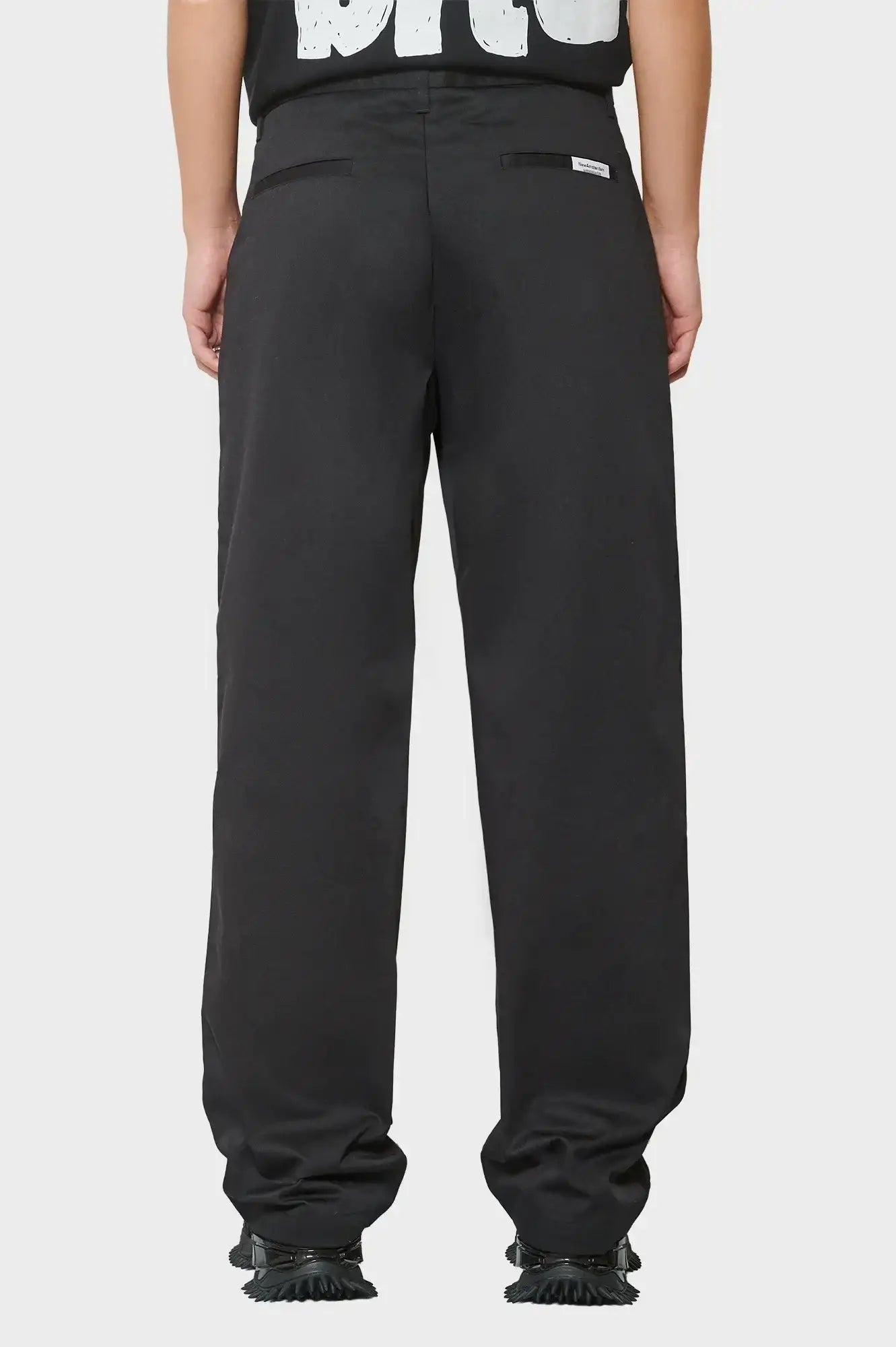 damskie#@Spodnie REWORKED TROUSERS czarny