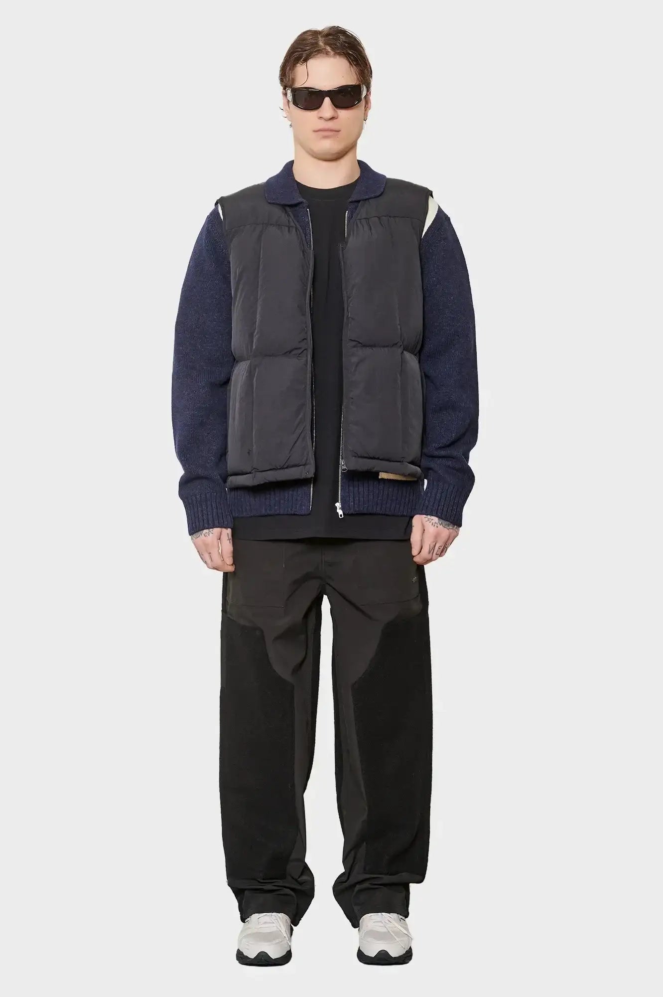 meskie#@Kamizelka PUFFER VEST czarna