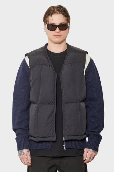 meskie#@Kamizelka PUFFER VEST czarna