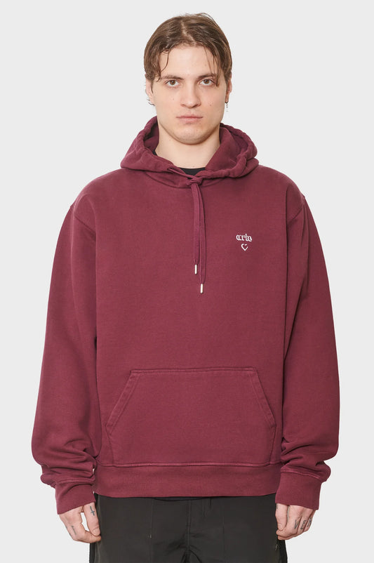 meskie#@Bluza ARTE HEART bordowa
