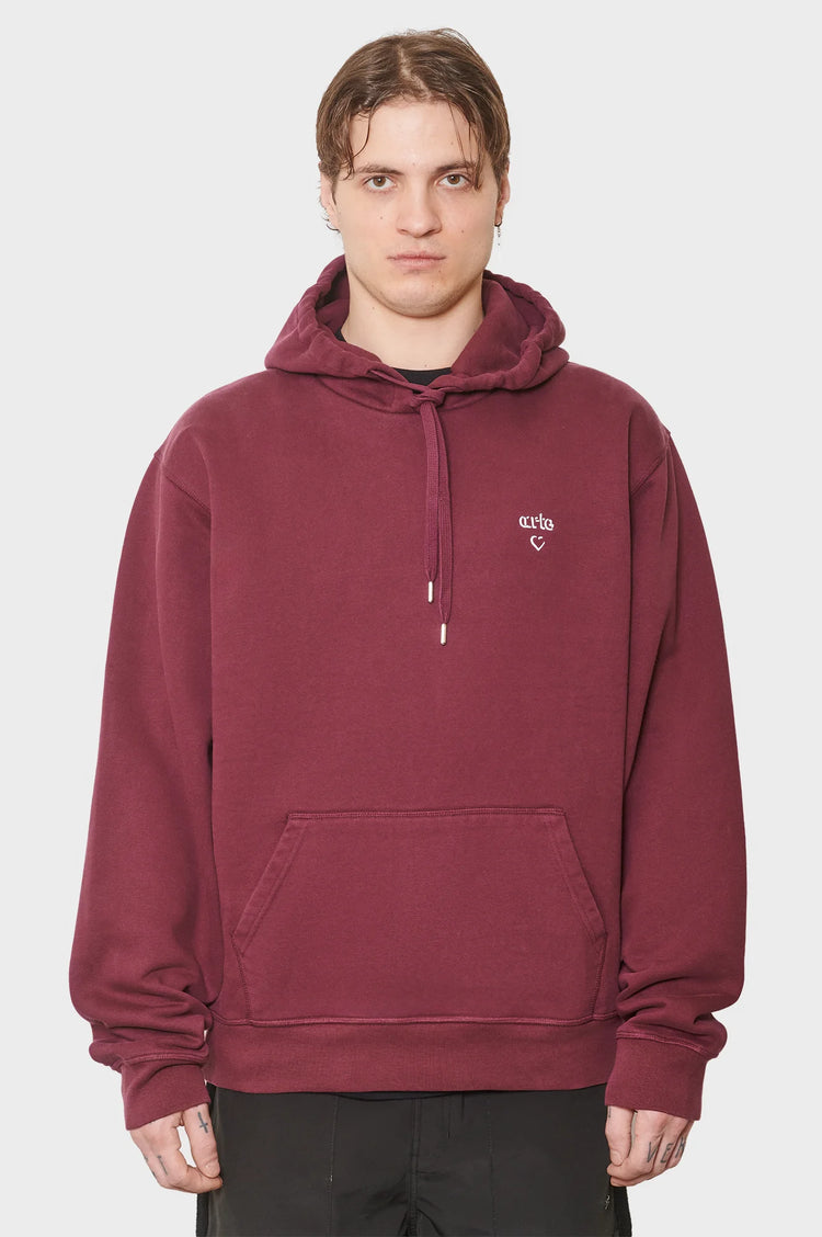 meskie#@Bluza ARTE HEART bordowa