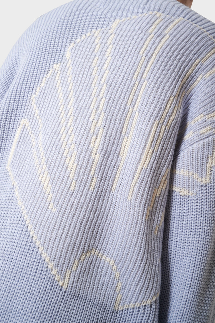 Sweter BIG LOGO CREWNECK niebieski