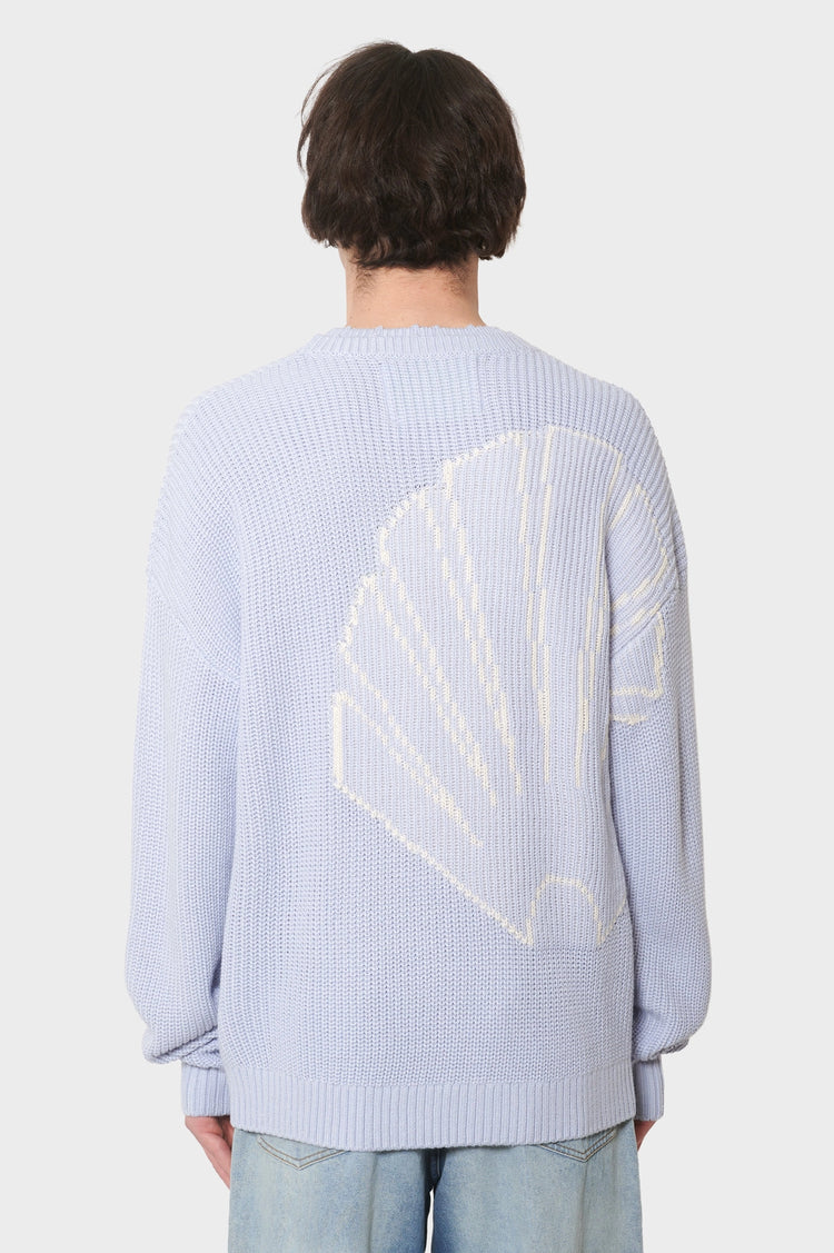 meskie#@Sweter BIG LOGO CREWNECK niebieski