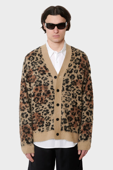 meskie#@Sweter HIBISCUS CARDIGAN printowy