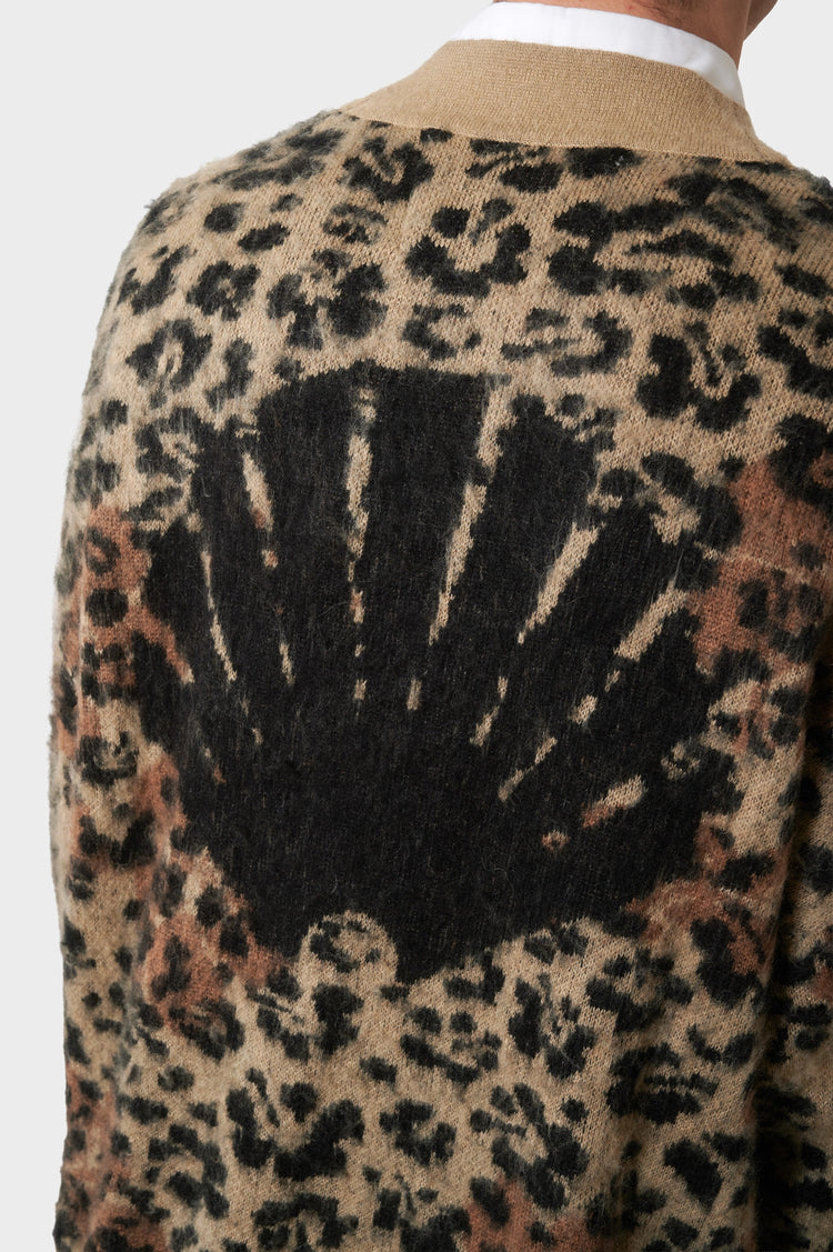 Sweter HIBISCUS CARDIGAN printowy