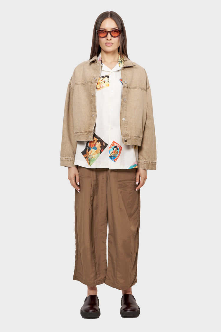 Kurtka W' ANDY JACKET beżowa