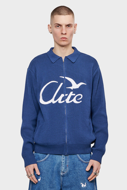 meskie#@Sweter BIRD LOGO granatowy