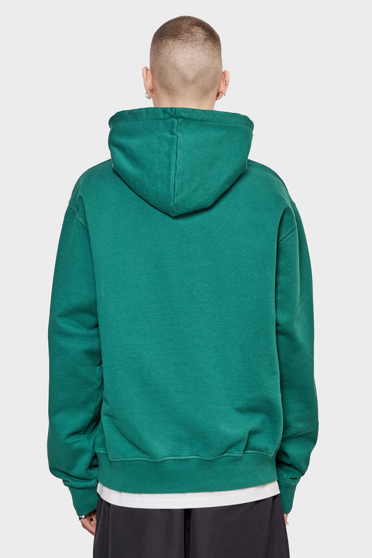 meskie#@Bluza HEART LOGO HOODIE zielona