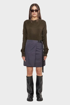 Bluza 3D KNIT brązowa