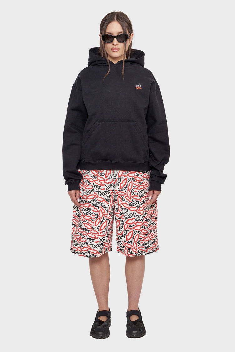 damskie#@Szorty SEX CAMO białe