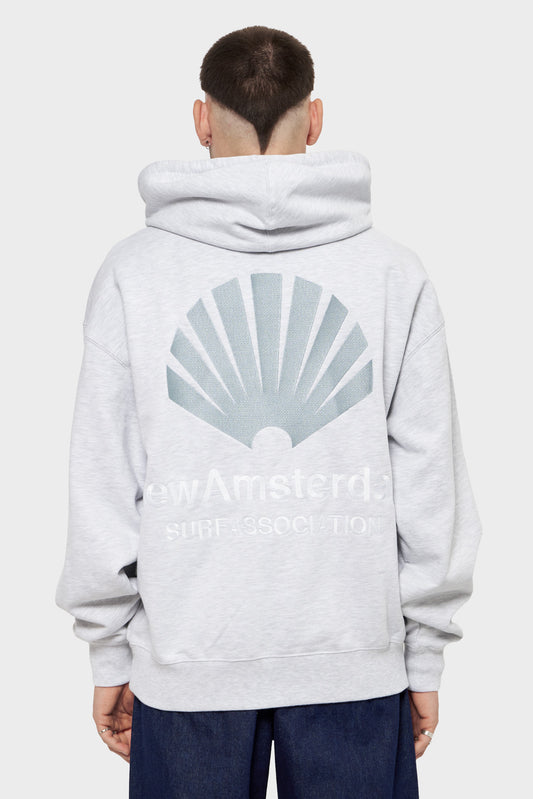 meskie#@Bluza LOGO HOODIE szara