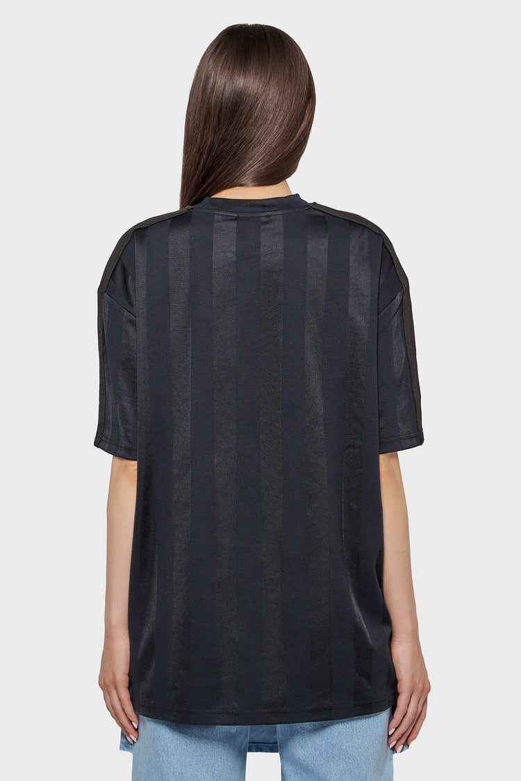 damskie#@Koszulka FOOTBALL JERSEY TEE czarna