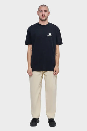 meskie#@Koszulka LOGO TOURIST TEE czarna