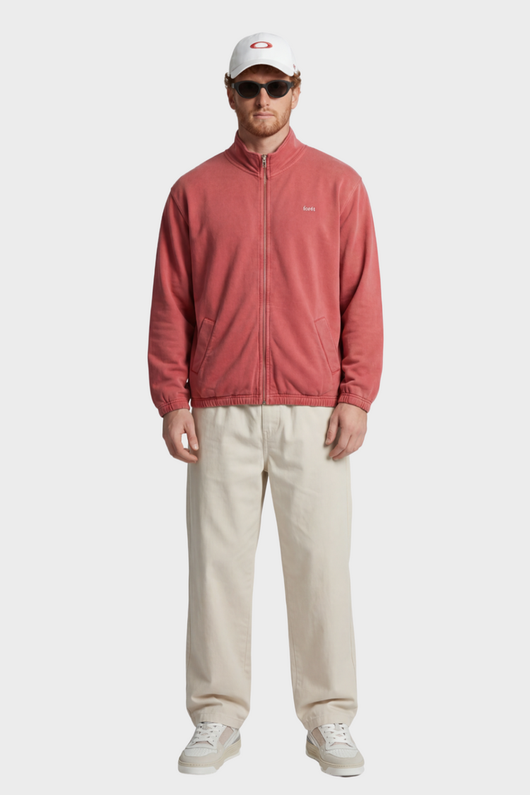 Kurtka RANGER ZIP SWEAT JACKET czerwona