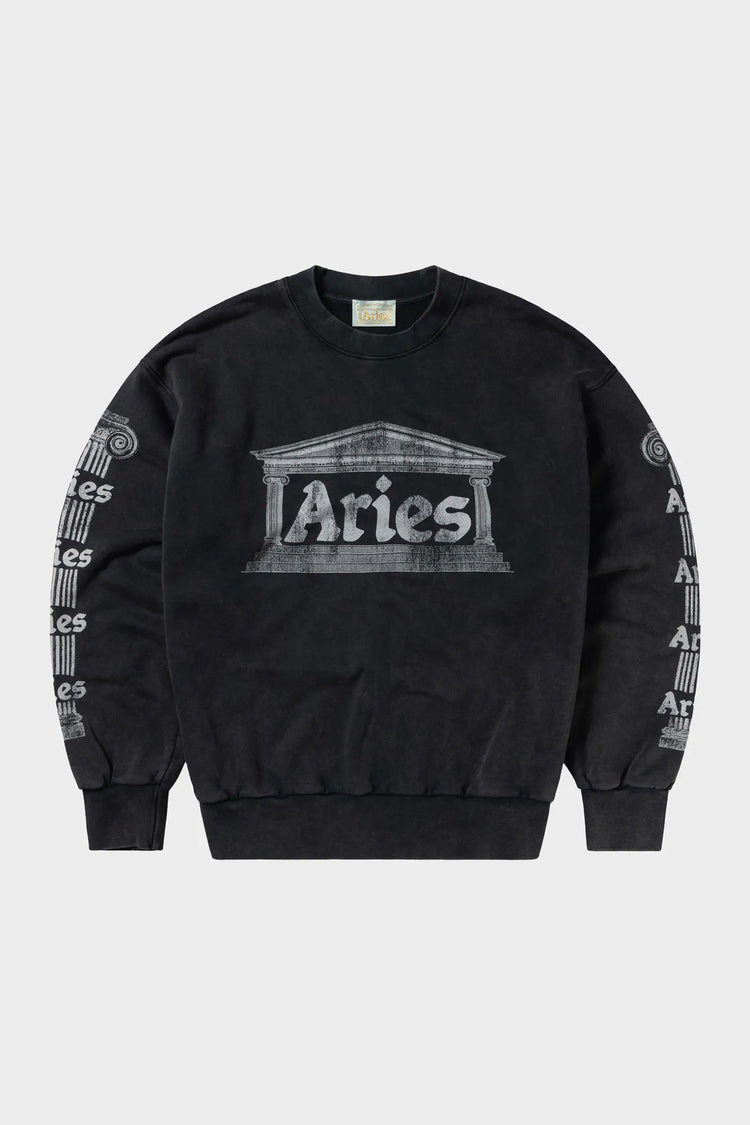 AGED ANCIENT COLUMN sweatshirt black