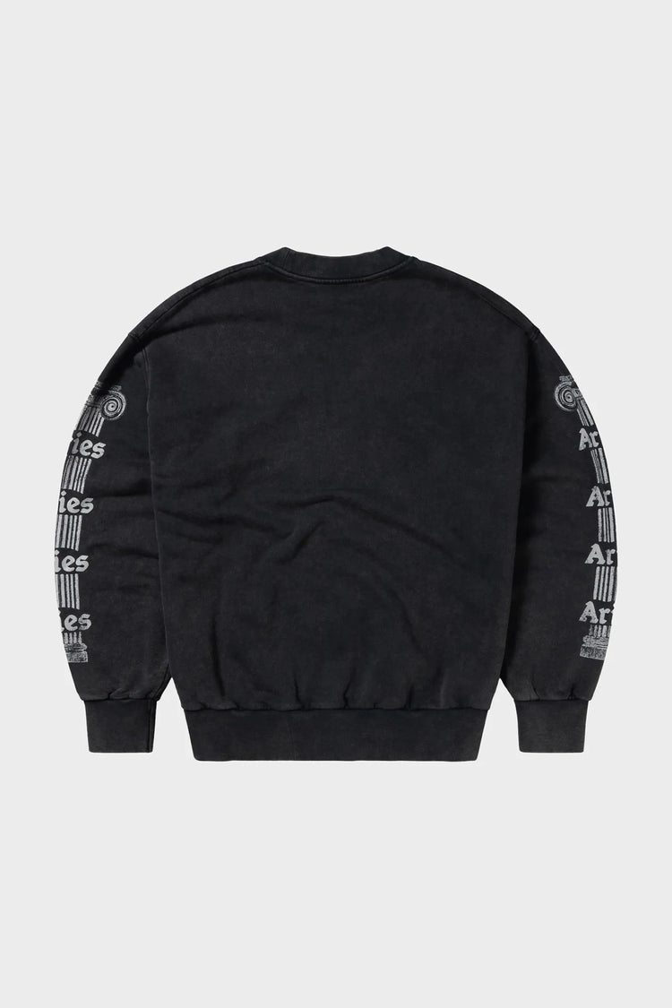 AGED ANCIENT COLUMN sweatshirt black