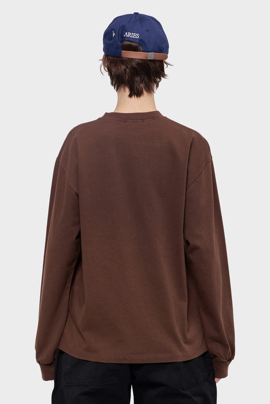 damskie#@Longsleeve TEMPLE brązowy
