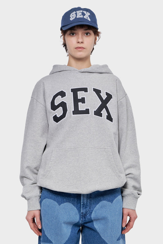 damskie#@Bluza SEX HOODIE szara